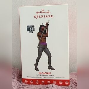 The Walking Dead Michonne Christmas Tree Ornament. Hallmark Keepsake.